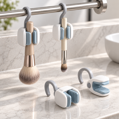 Nuvessaro Makeup Brush Hanging Clips