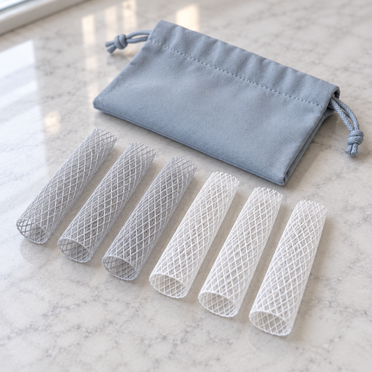 Nuvessaro Mesh Makeup Brush Head Sleeves