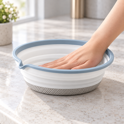 Nuvessaro Foldable Makeup Brush Washing Bowl