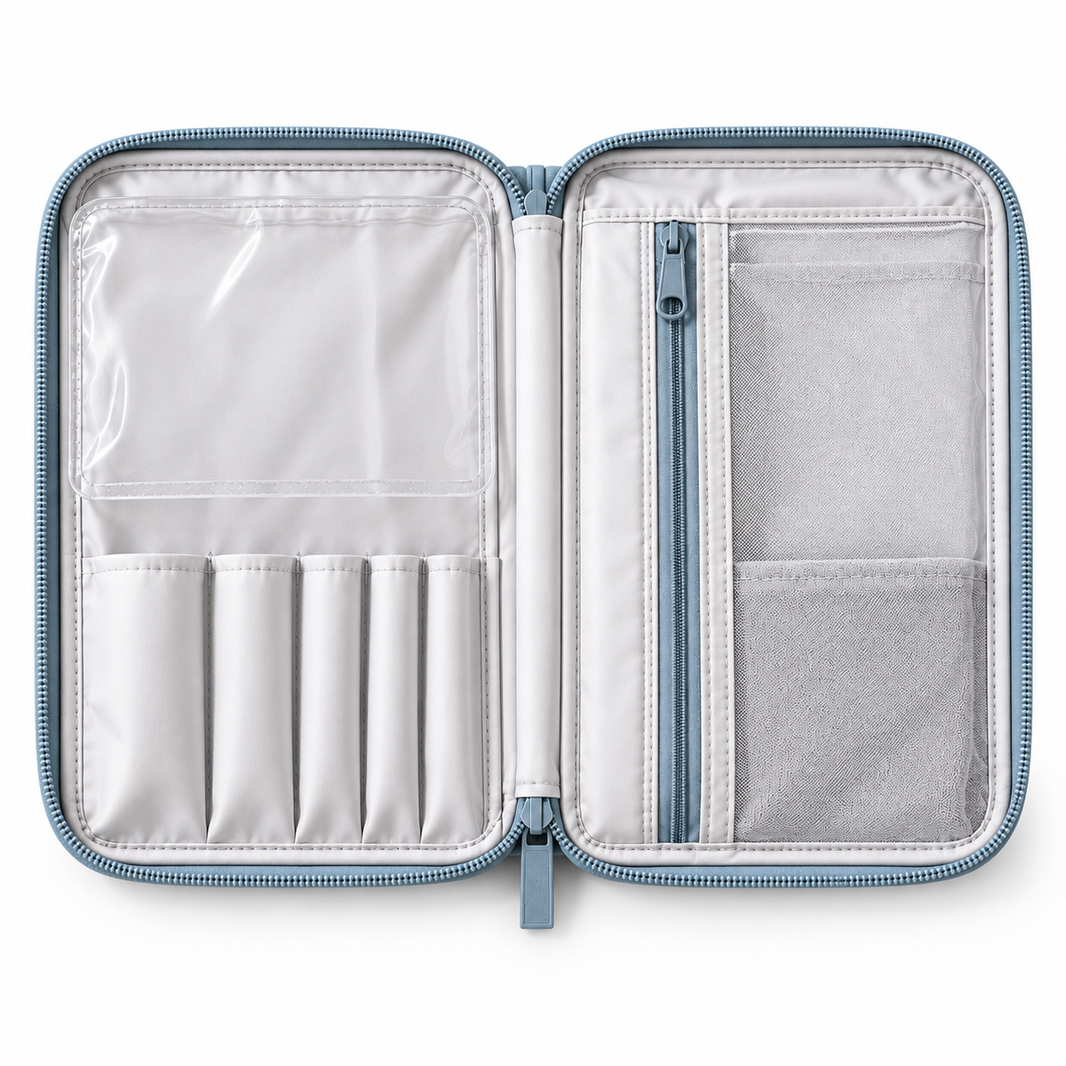 Nuvessaro Fold-Out Makeup Brush Travel Pouch
