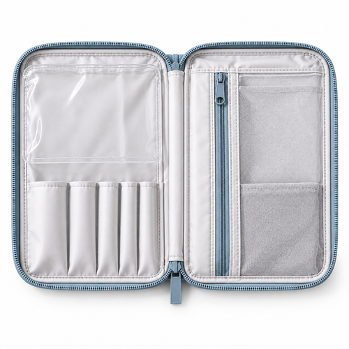 Nuvessaro Fold-Out Makeup Brush Travel Pouch