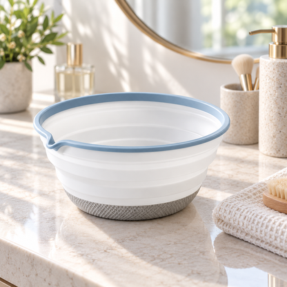 Nuvessaro Foldable Makeup Brush Washing Bowl