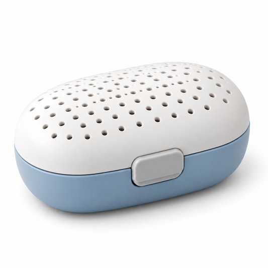 Nuvessaro Ventilated Makeup Sponge Travel Case