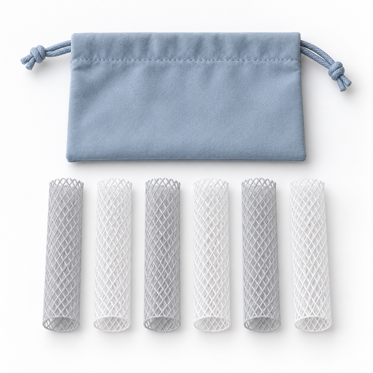 Nuvessaro Mesh Makeup Brush Head Sleeves