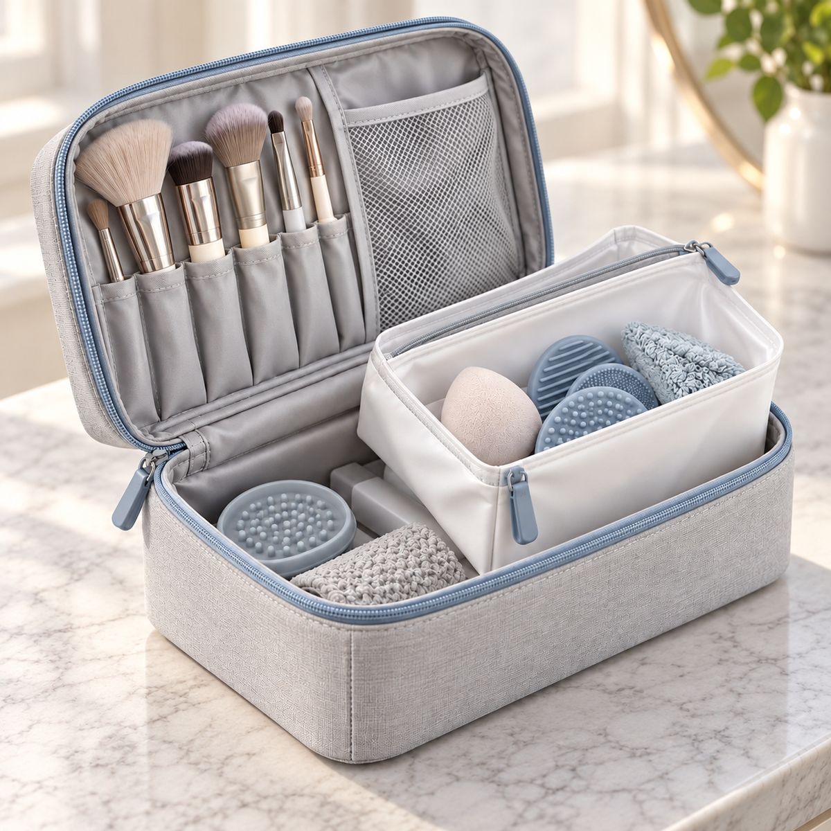 Nuvessaro Makeup Tool Care Organiser Bag