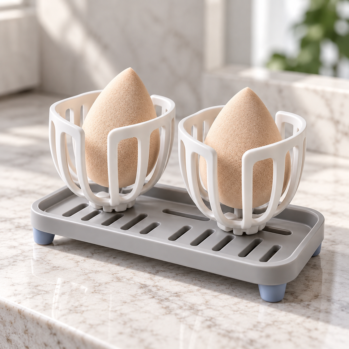 Nuvessaro Open-Frame Makeup Sponge Drying Stand